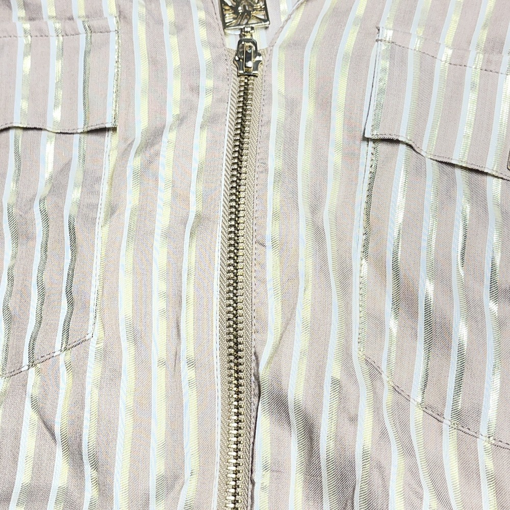 anne klein Women Top Long Sleeves Size 1X Brown Gold - Picture 16 of 16